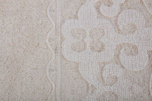 Полотенце бамбуковое Maxstyle Damask кремовый 50*90