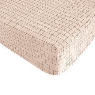 Простирадло Iris Home ранфорс Lian бежевий 140x200+25 на резинці