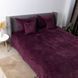 Покривало ТЕП VELOUR 240х260 см Бордо/Ромб прямий