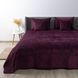 Покривало ТЕП VELOUR 240х260 см Бордо/Ромб прямий