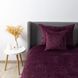 Покривало ТЕП VELOUR 240х260 см Бордо/Ромб прямий