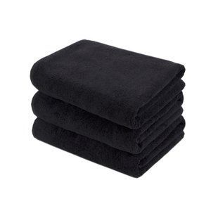 Полотенце Lotus Home - Hotel Basic черное 50*90 (16/1) 600 г/м&sup2;