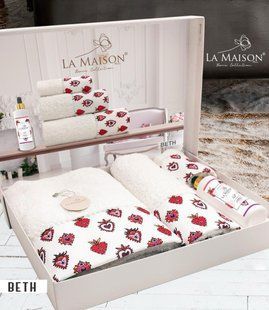 Подарочный набор полотенец с духами La Maison Beth