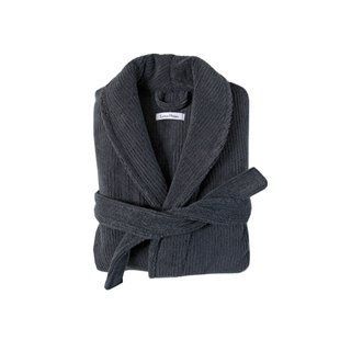Халат Lotus Home Bold New antrasit махровий L