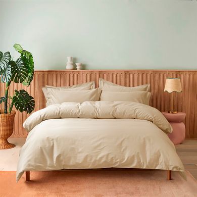 Постільна білизна Lotus Home - Rebeca бежевий сімейний