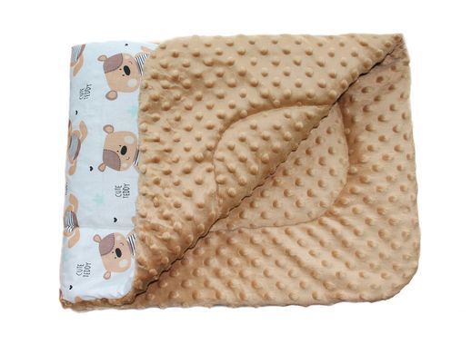 Плед DOTINEM Minky плюшевий дитячий капучіно 75х100 см (213148-2)