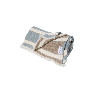 Рушник Lotus Home - Milana muslin lead blue-khaki 45*100