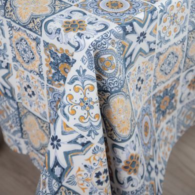 Скатерть водоотталкивающая Panama 180х220 см Blue Provence